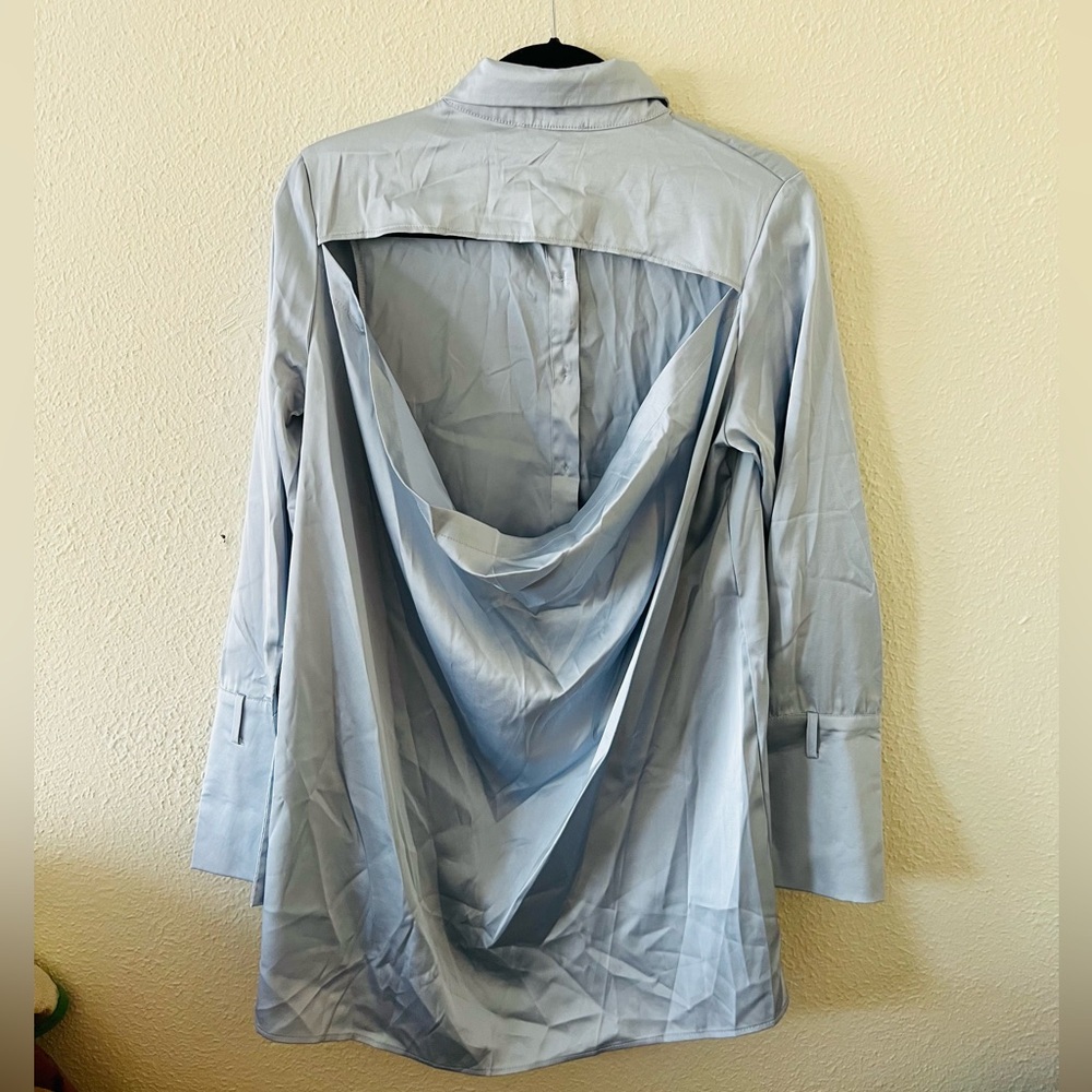 Women’s Satin Blouse – Size M (Approx.) – New with Tags - Picture 6 of 8